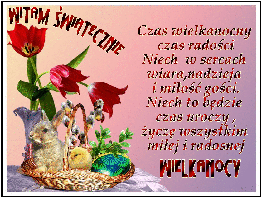 Życzenia Wielkanocne - Życzenia na GifyAgusi.pl
