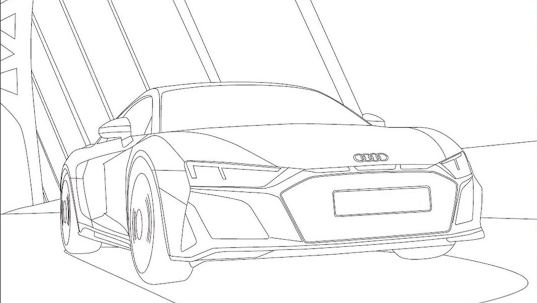 Kolorowanka Audi RS7 - Kolorowanki na GifyAgusi.pl